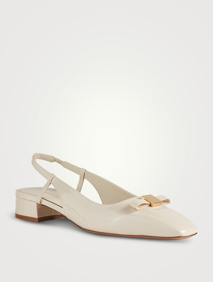 Ferragamo on sale slingback pumps