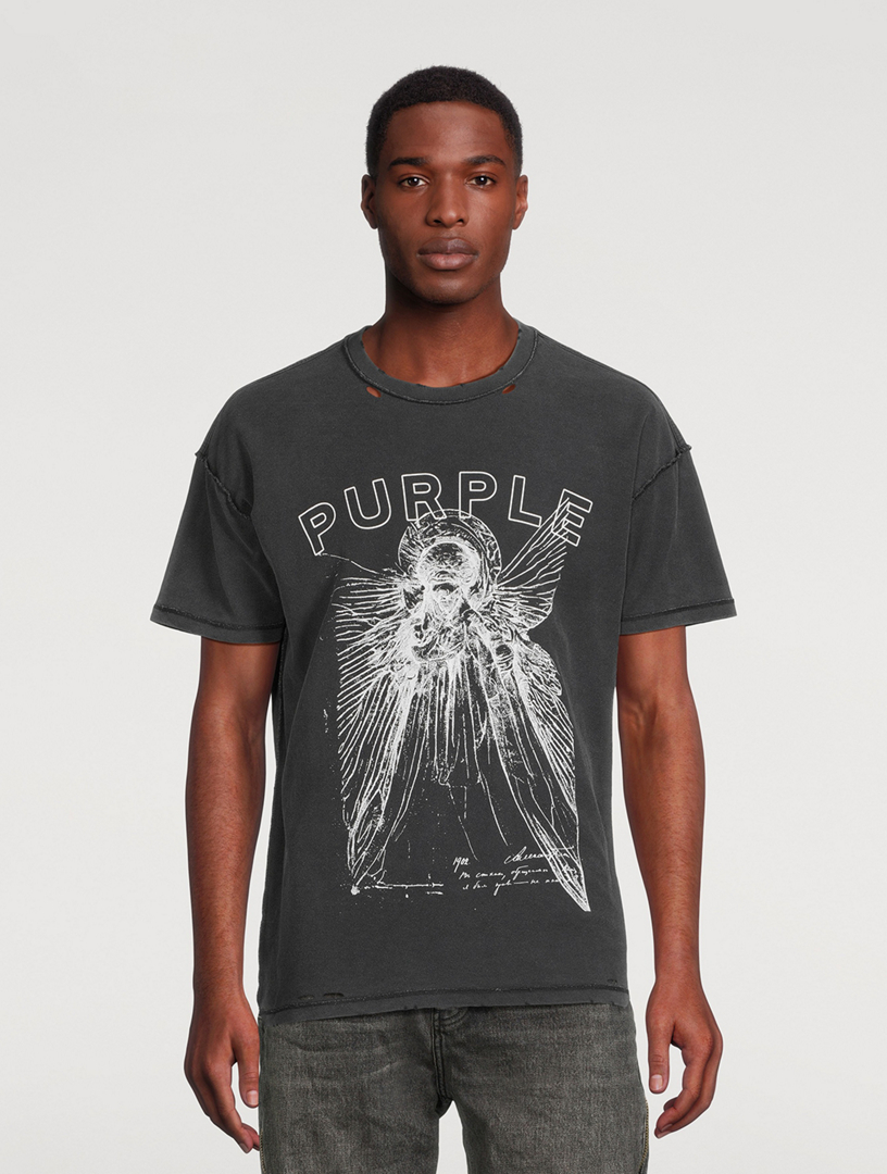 PURPLE BRAND Outrider Cotton T-Shirt
