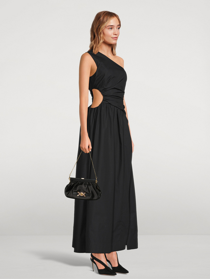 SHONA JOY Josephine One-Shoulder Cut-Out Maxi Dress