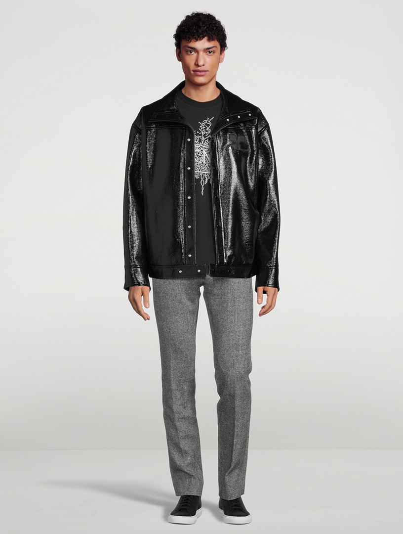Iconic Vinyl Oversized Jacket