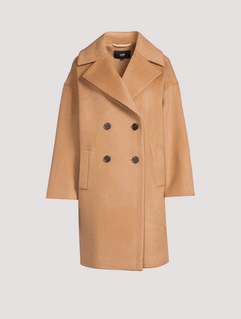 LINE Campaign For Wool Maxine Wool Double-Breasted Coat | Holt