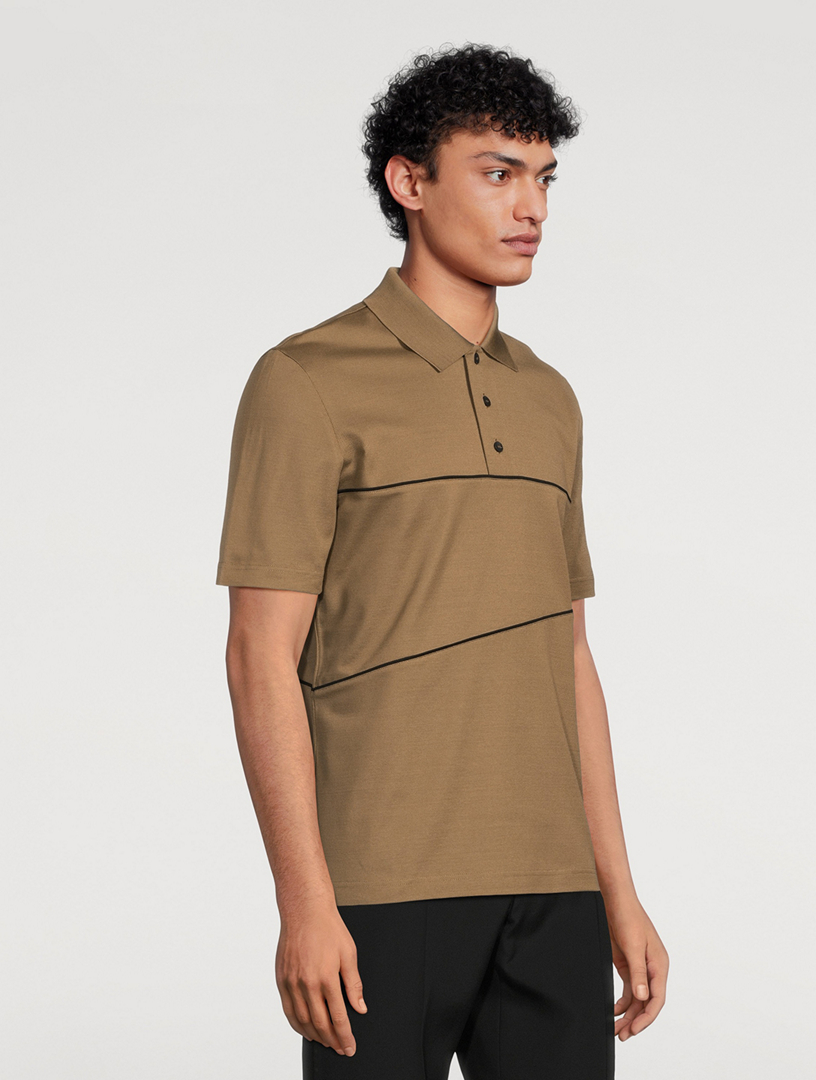 Khaki hotsell polo shirt