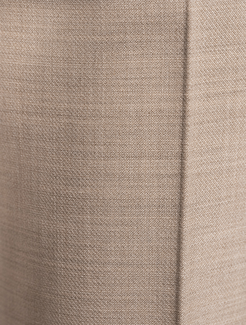 Straight-Leg Wool Trousers