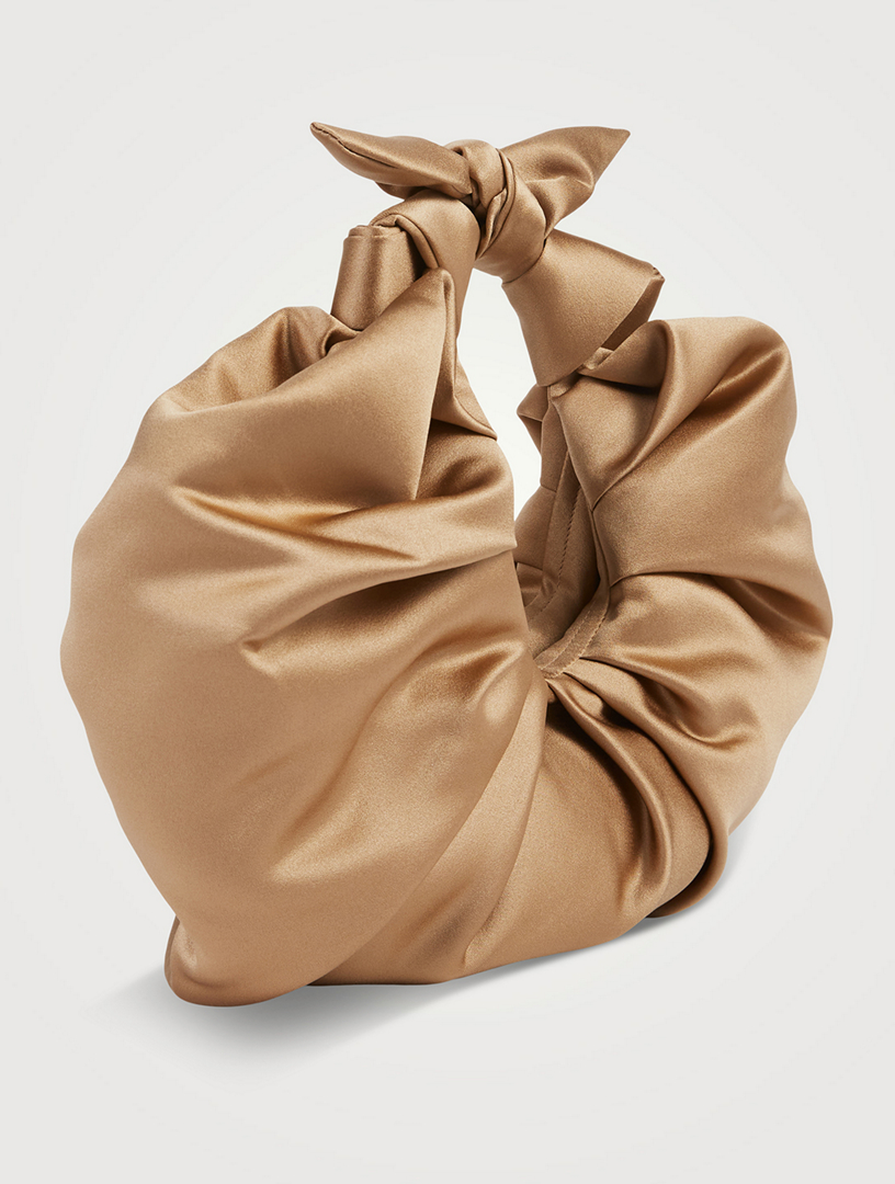 Kiku Satin Croissant Bag