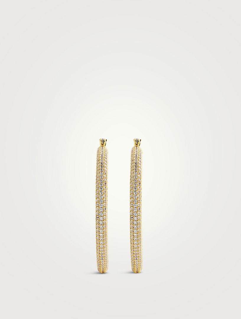 Amalfi Pavé Hoop Earrings