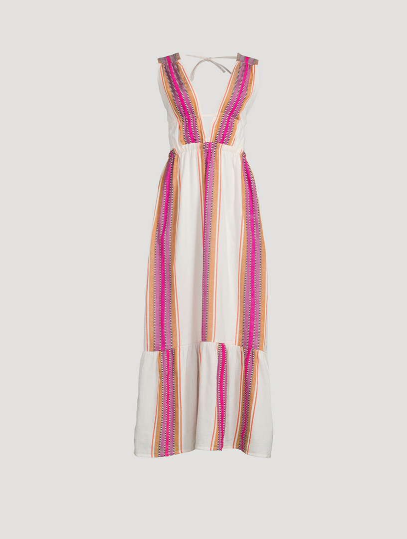 Lelisa V-Neck Long Dress