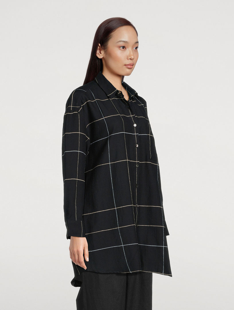 Mariam Cotton Shirt Plaid Print