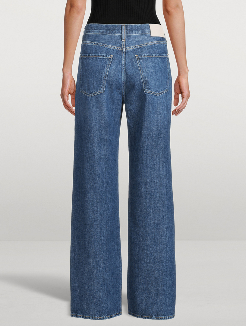CITIZENS OF HUMANITY Anina Wide-Leg Jeans  Blue