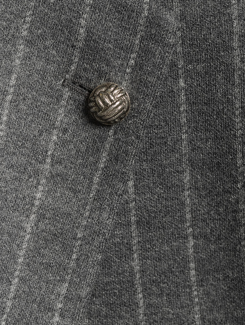 Hartford Wool Two-Piece Suit Striped Print