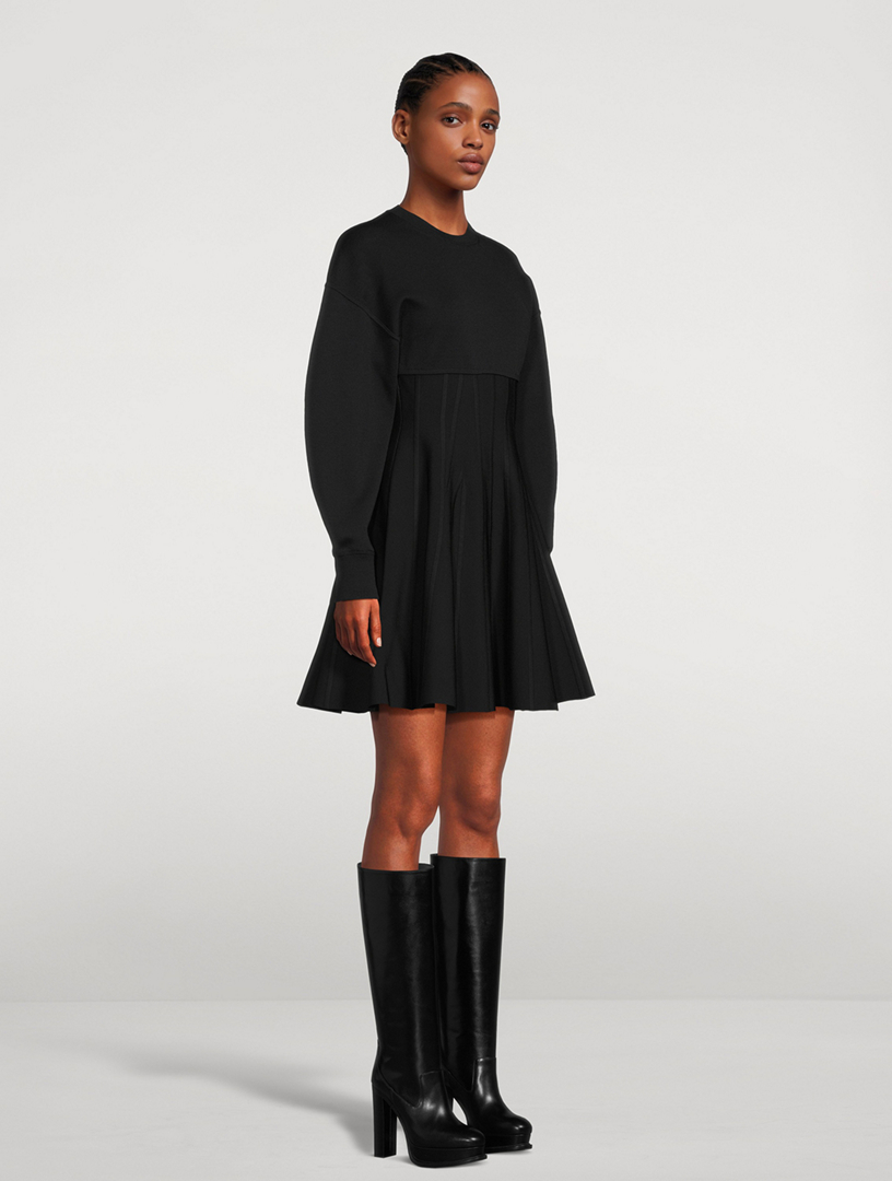 Corset Knit Mini Dress