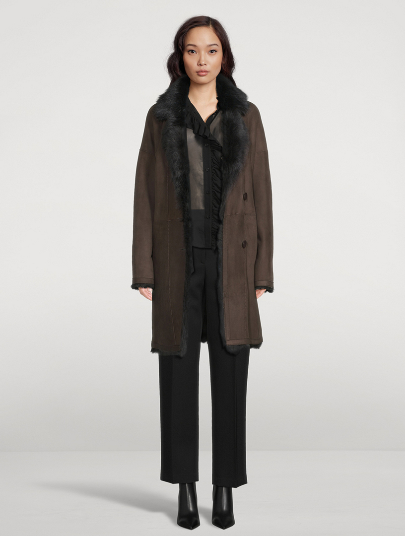 Joseph anais sales shearling coat