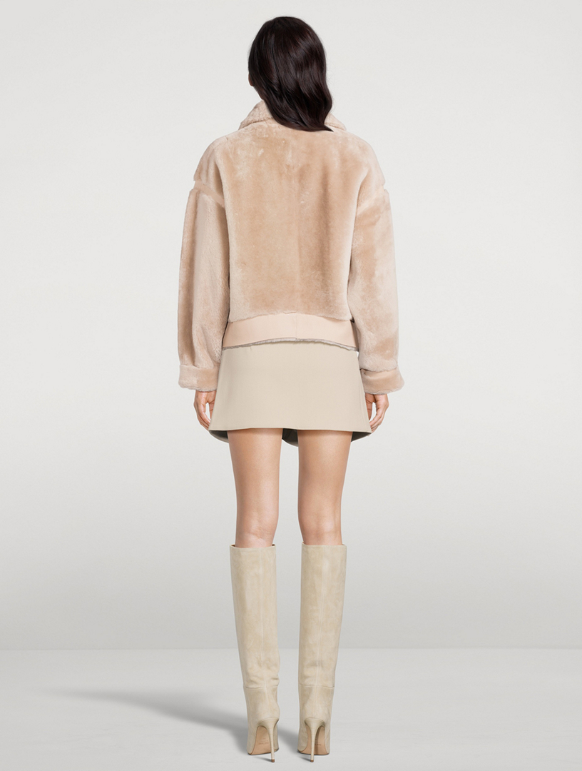 Gaia Reversible Shearling Jacket