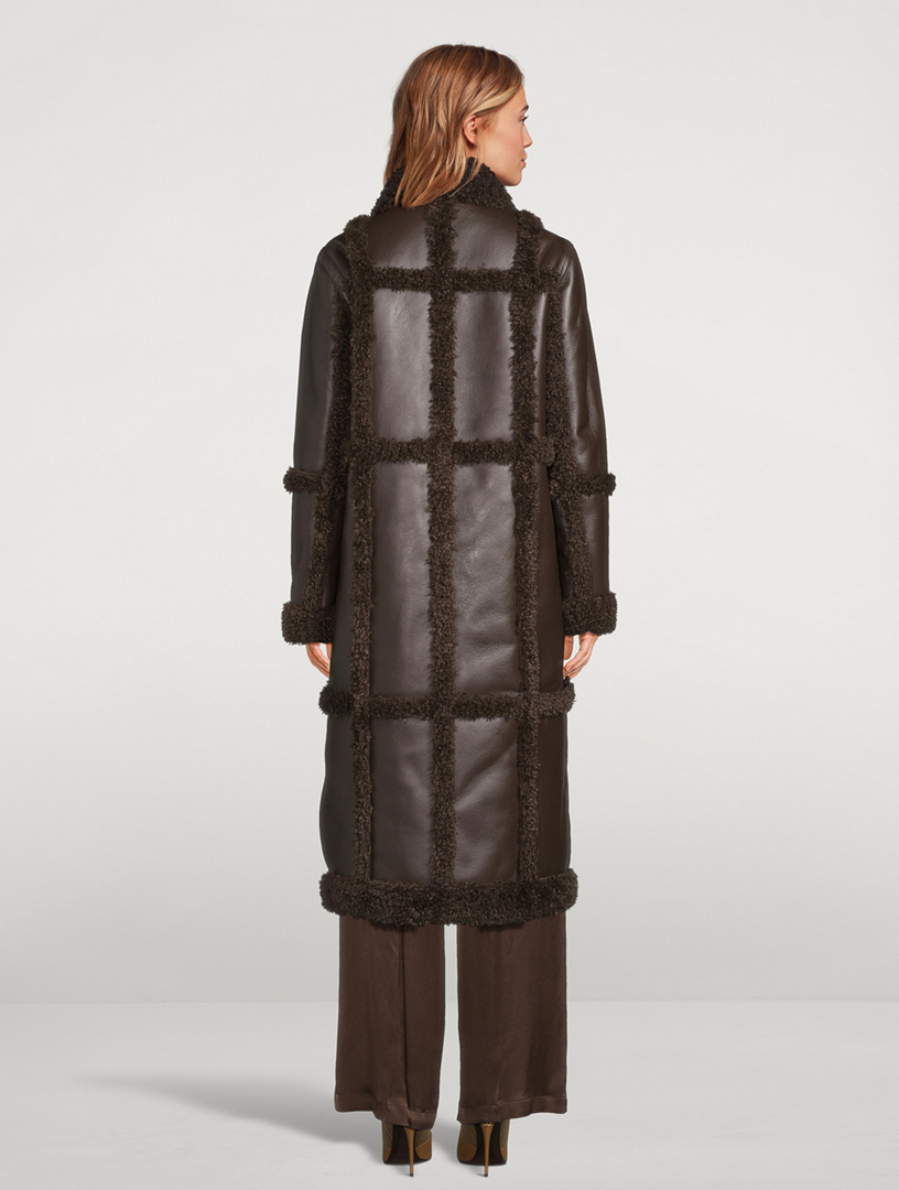 ★STAND STUDIO★ Patrice Coat Dark Brown Black 6110090108749 Stand Studio Patrice Coat - Dark Brown | Garmentory