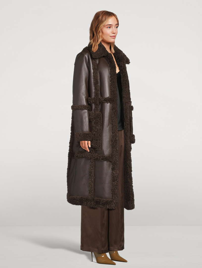 Patrice Faux Shearling Coat