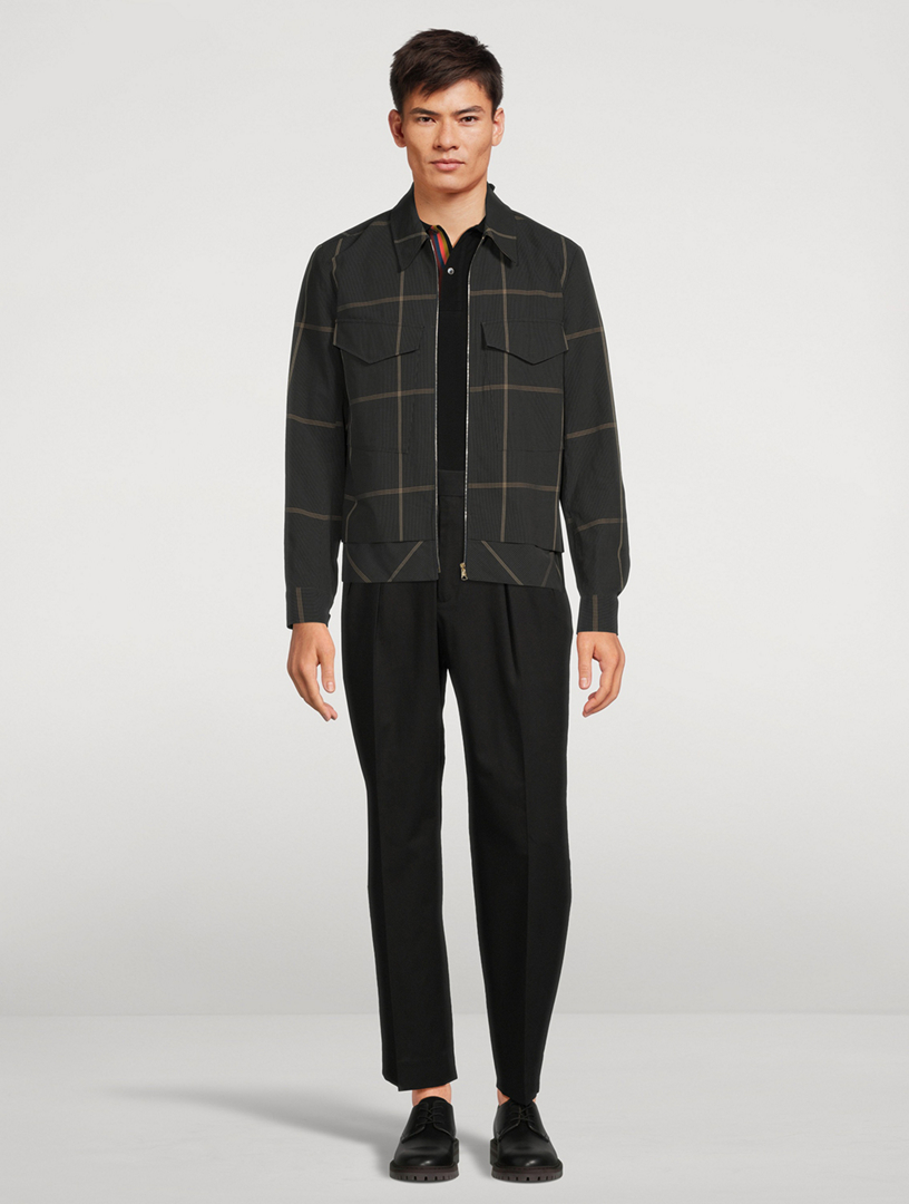 Cotton Twill Double-Pleat Pants