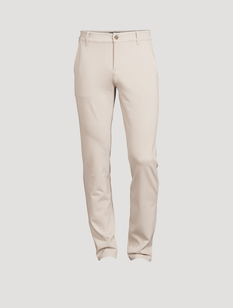 Paige Jeans Mens Stafford Trousers Fresh Oyster Beige