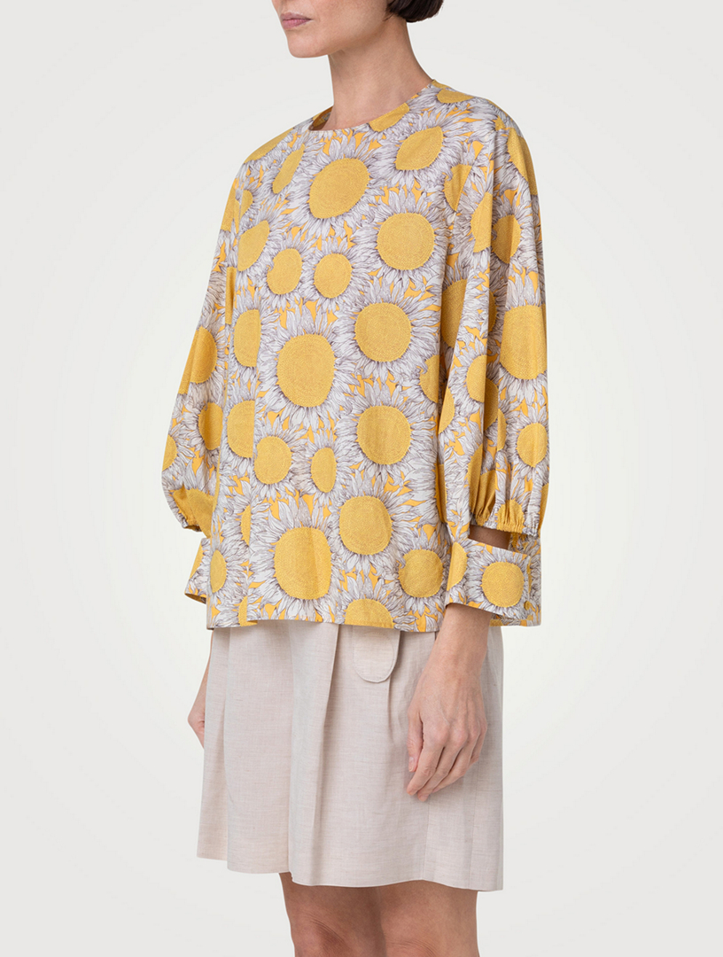 Cotton Blouse Sunshine Print