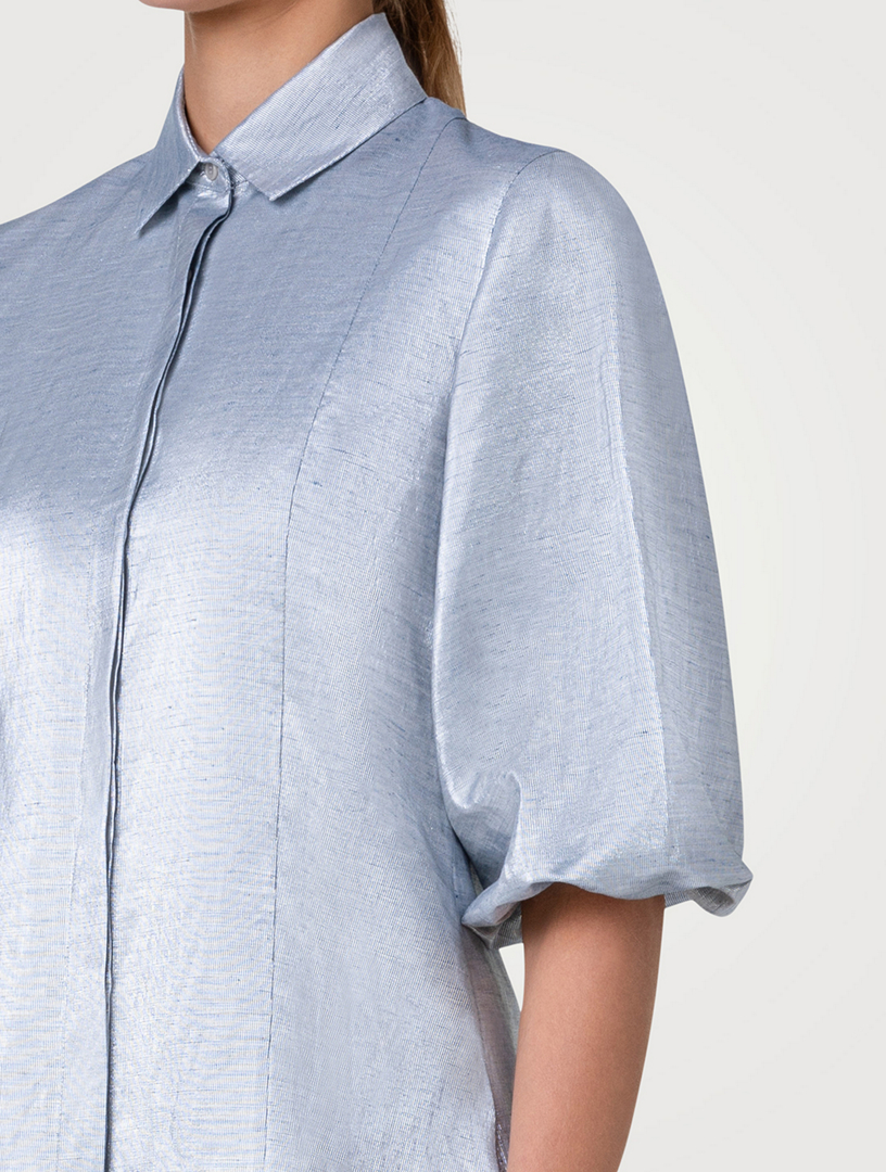 Cotton And Linen Blouse