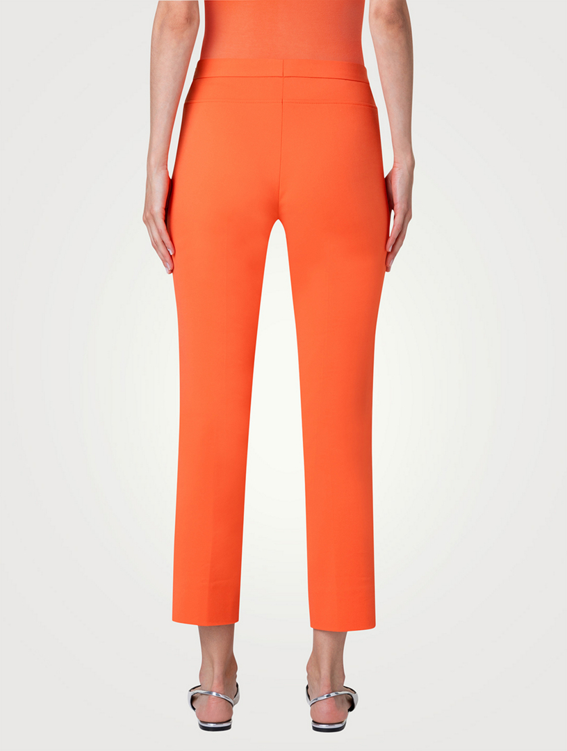 Franca Slim-Fit Cropped Pants