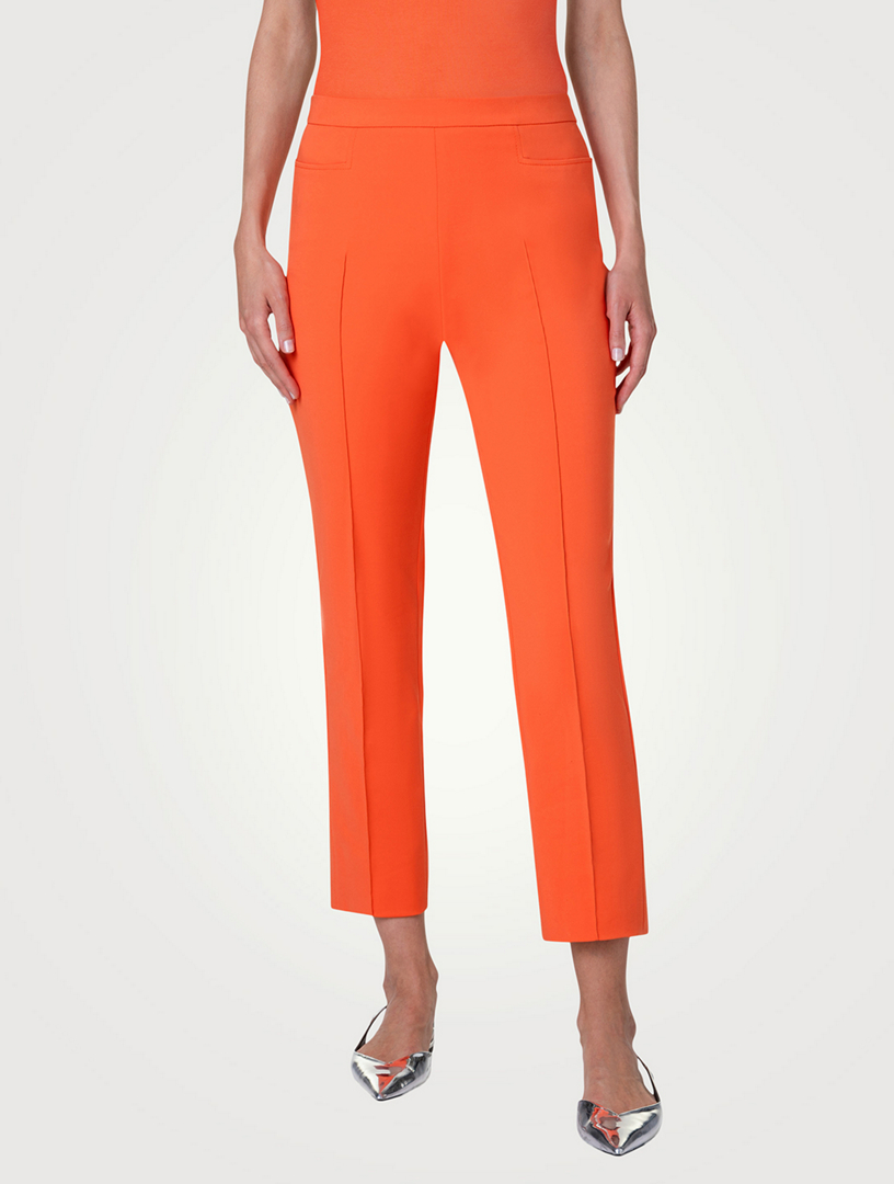 Franca Slim-Fit Cropped Pants