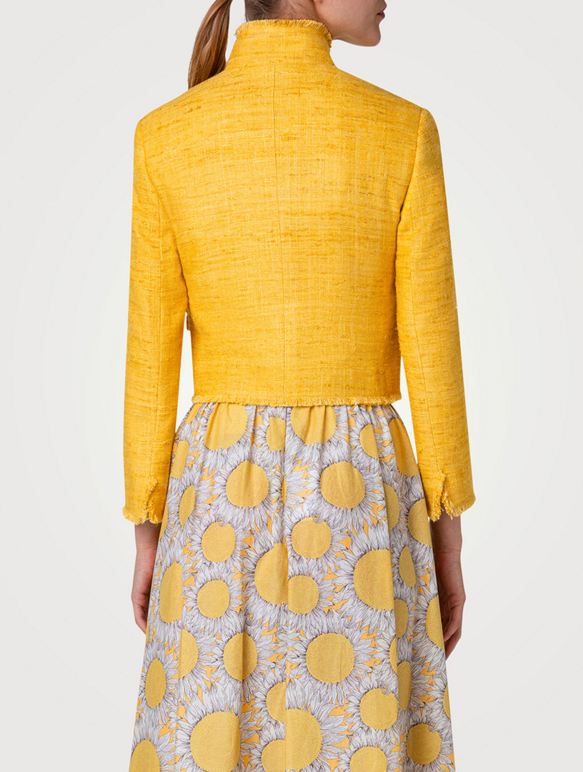 AKRIS PUNTO Silk Tweed Jacket | Holt Renfrew