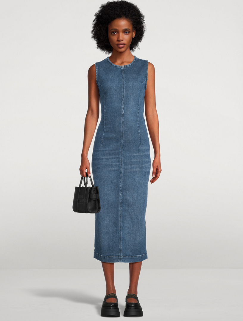 DL1961 Esme Denim Midi Dress | Holt Renfrew