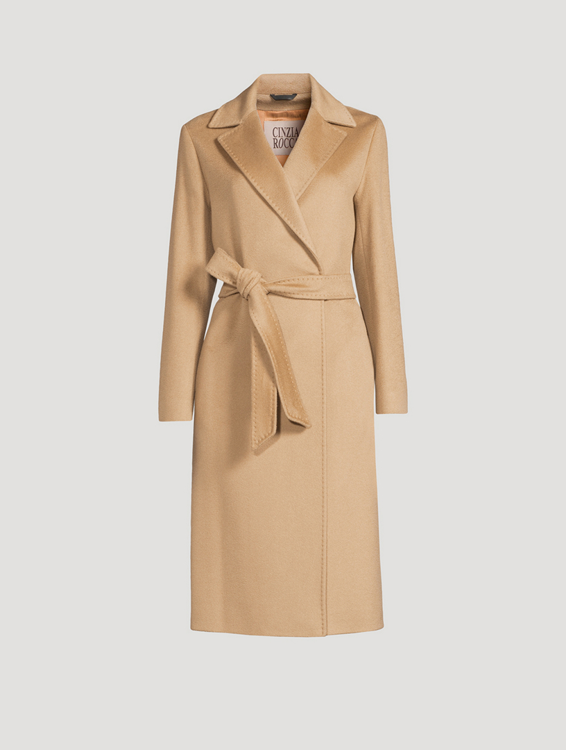 CINZIA ROCCA Wool Alpaca Hooded Coat | Holt Renfrew