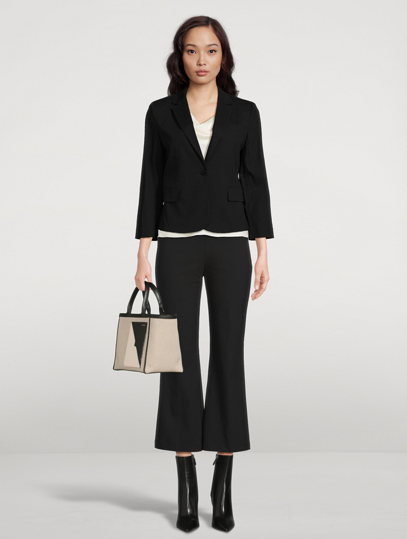 THEORY Cropped Kick-Flare Trousers | Holt Renfrew