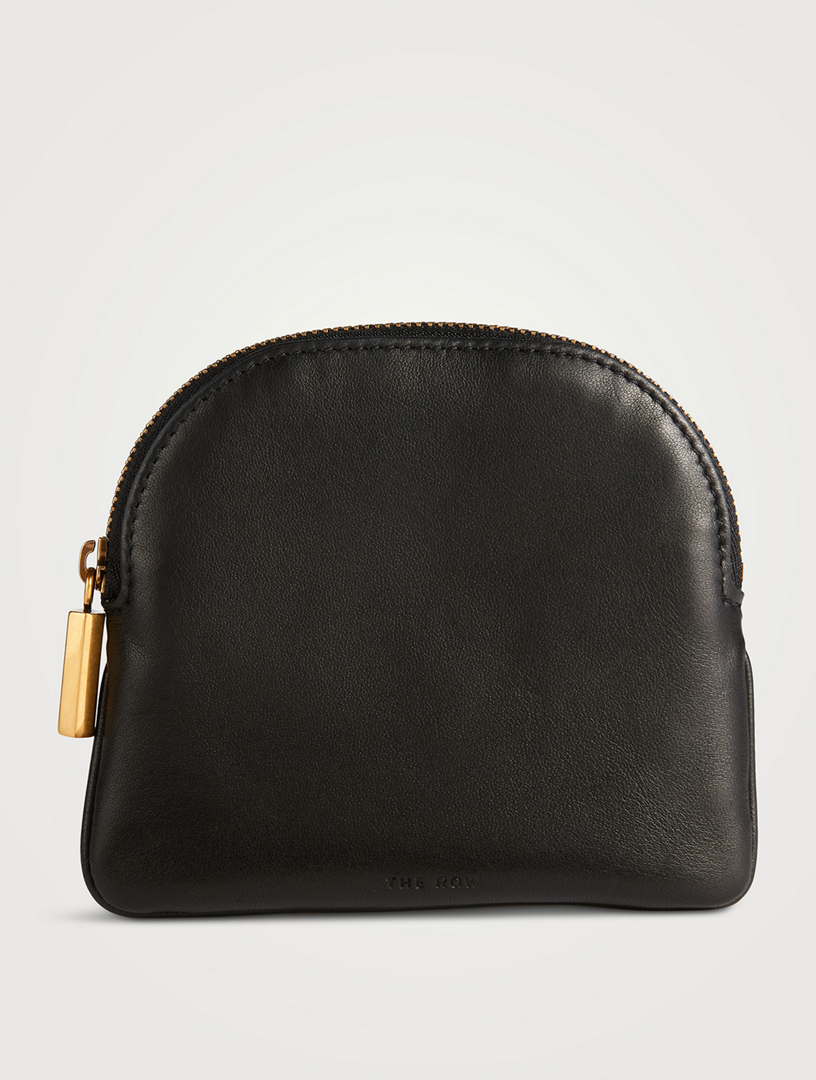 THE ROW Circle Leather Pouch | Holt Renfrew