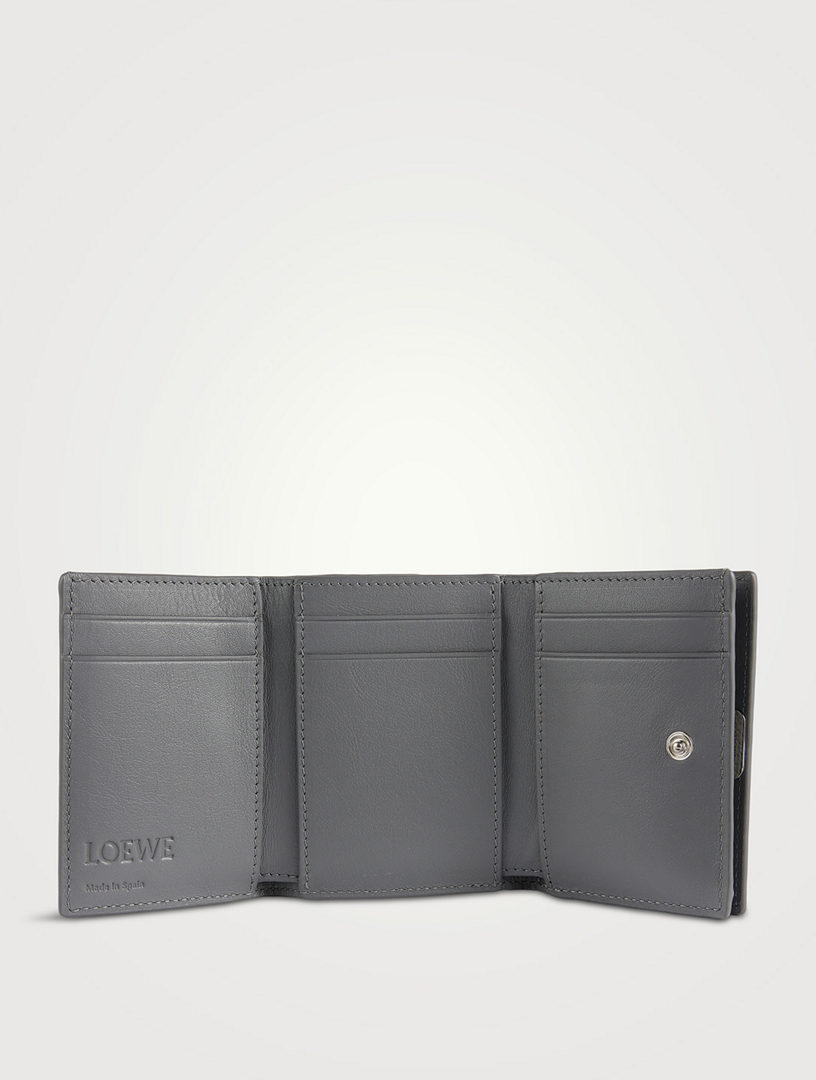 LOEWE Anagram Trifold Leather Wallet | Holt Renfrew