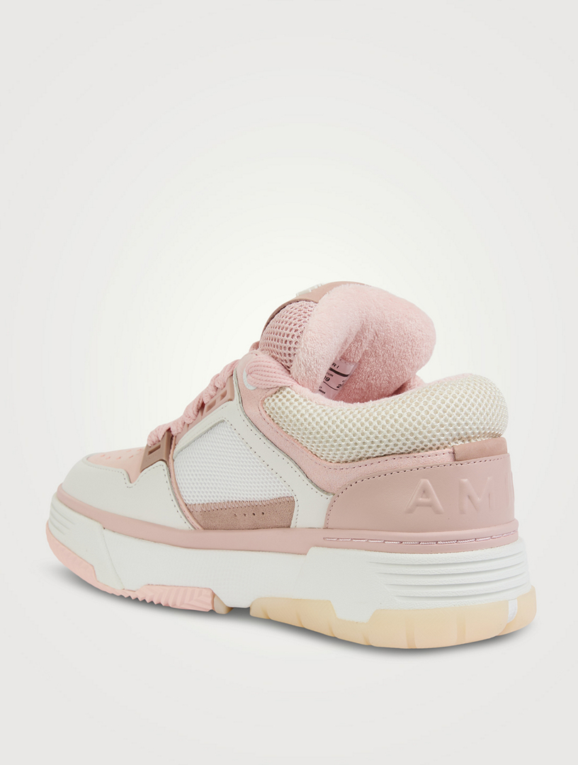 MA-1 Leather And Mesh Sneakers