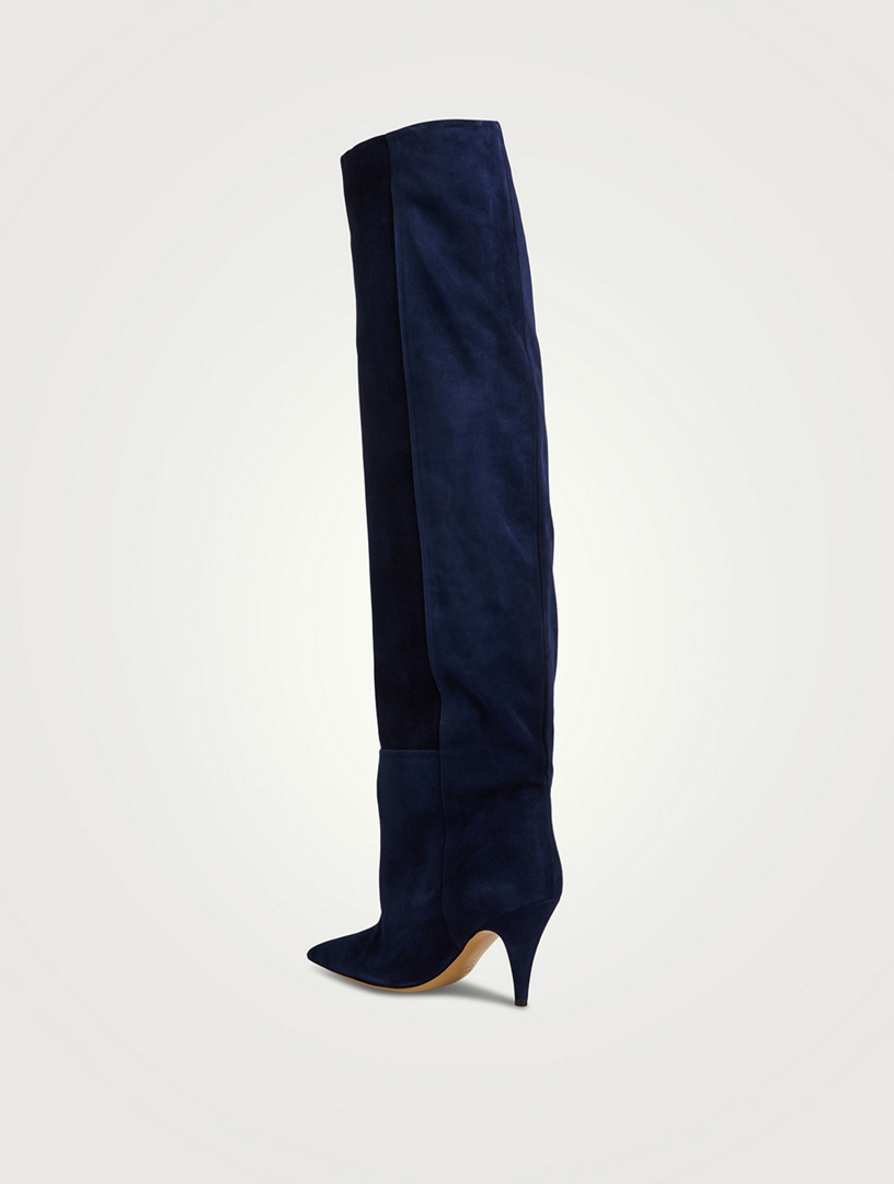 The River Suede Knee-High Boots