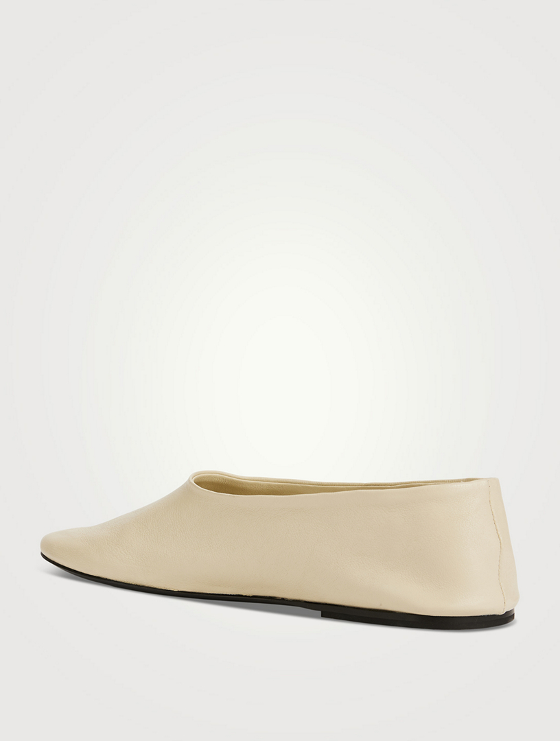 The Marcy Leather Ballet Flats