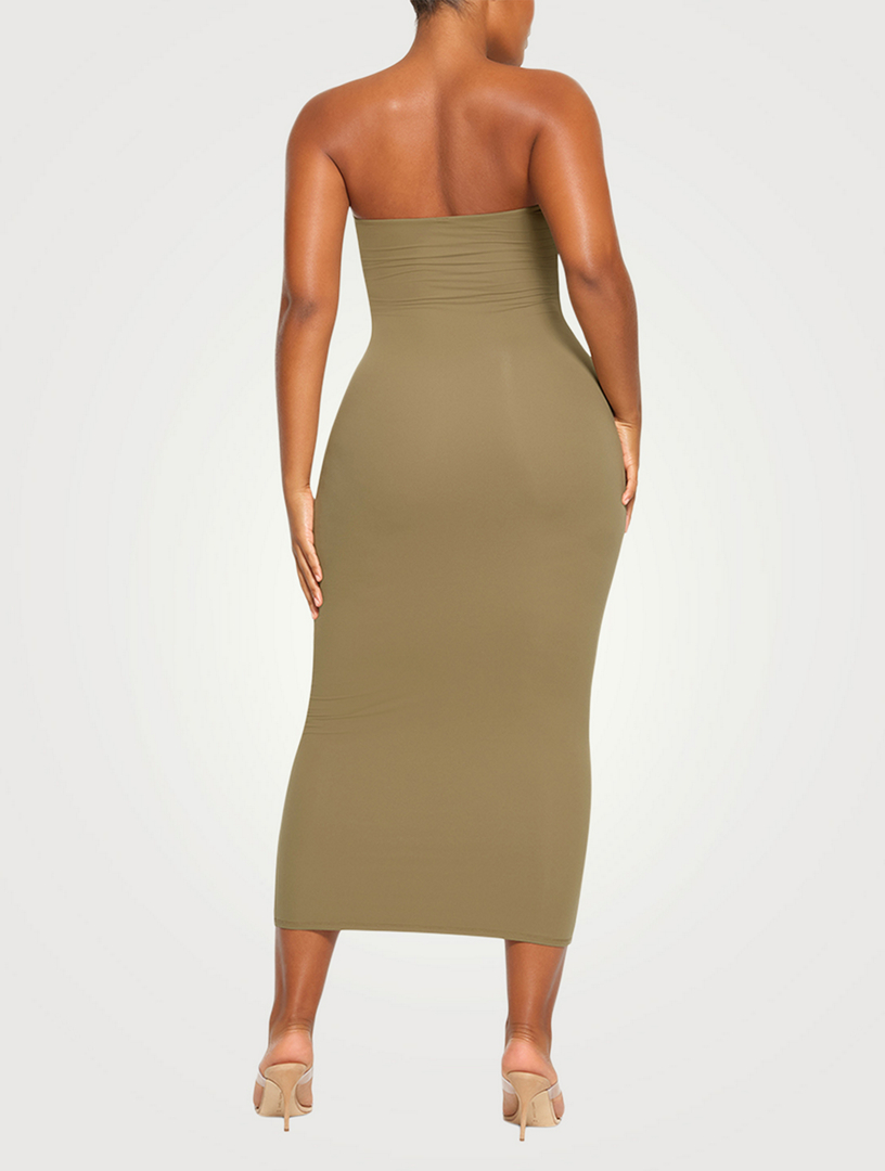 Tan Fits Everybody Maxi Dress by SKIMS on Sale
