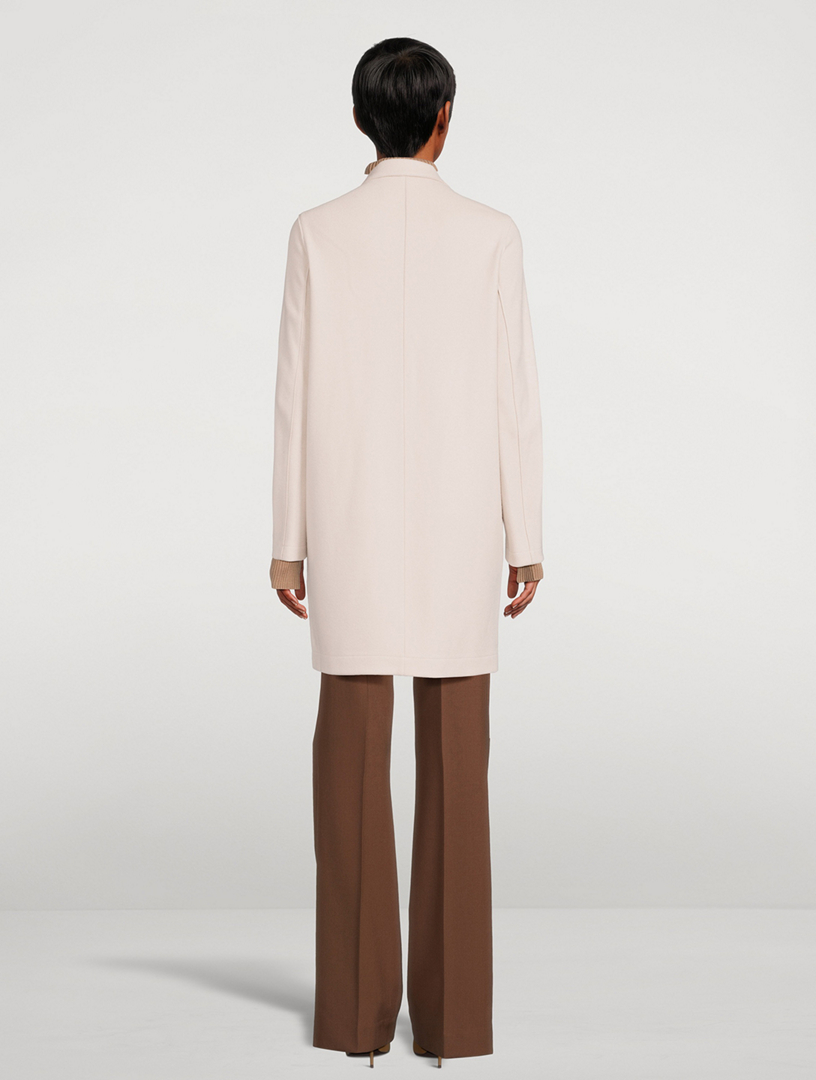 HARRIS WHARF Wool And Cashmere Cocoon Coat | Holt Renfrew