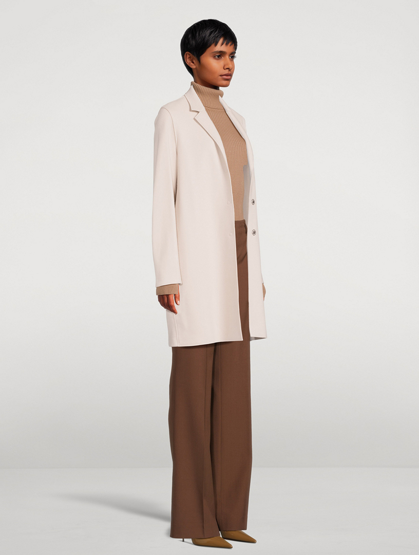 HARRIS WHARF Wool And Cashmere Cocoon Coat Holt Renfrew