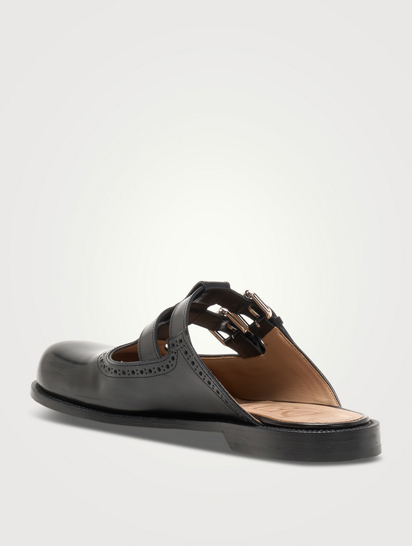 THE ROW City Leather Thong Sandals