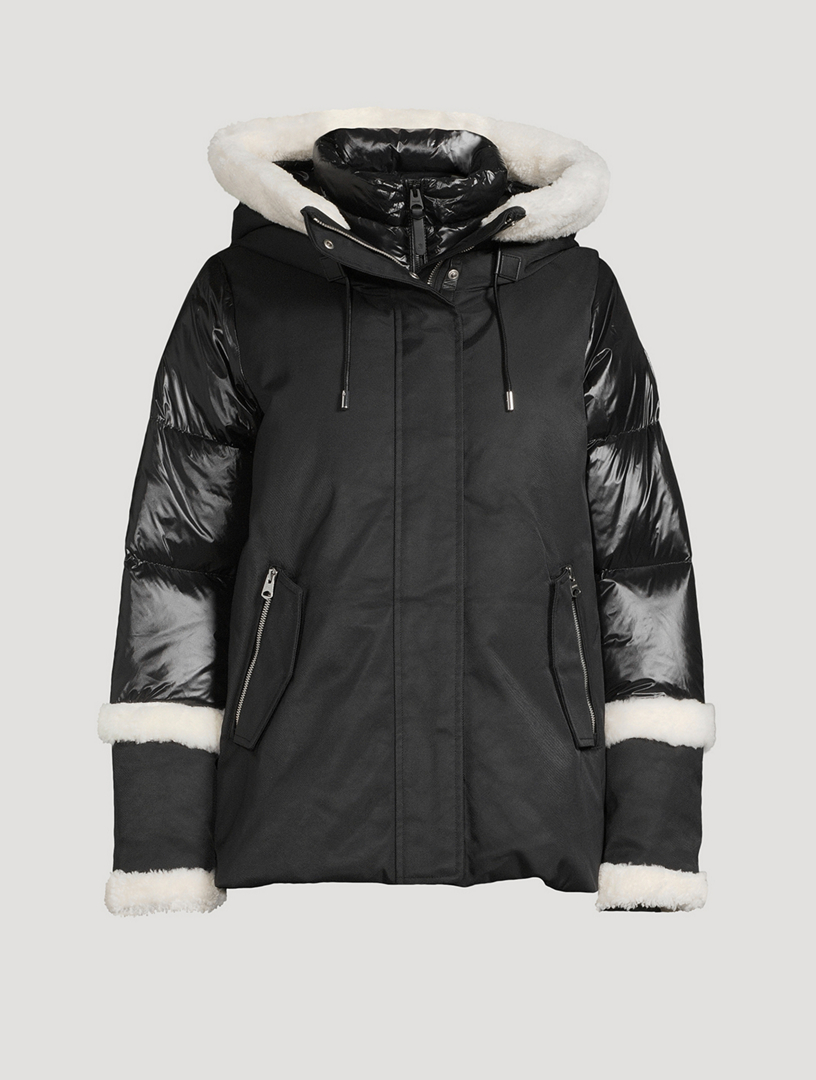 Mackage fur trimmed hot sale down coat