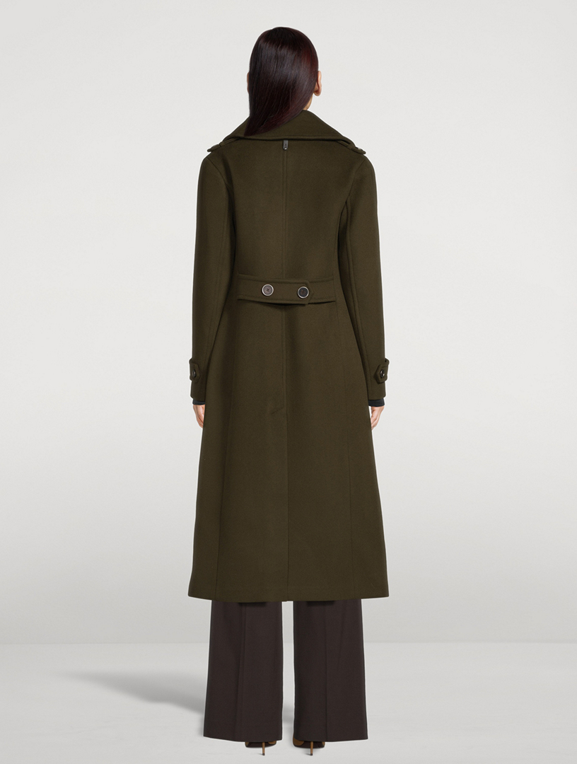 Elodie Double Face Wool Tailored Coat