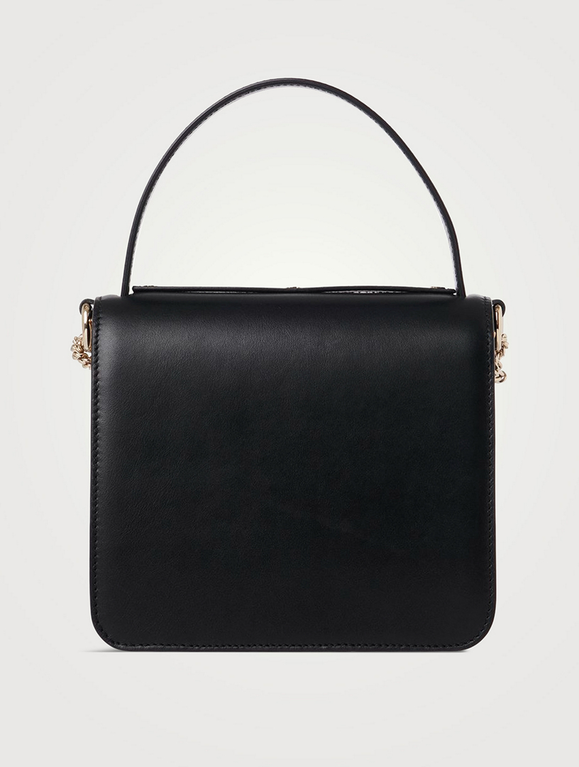 Small Penelope Leather Top Handle Bag