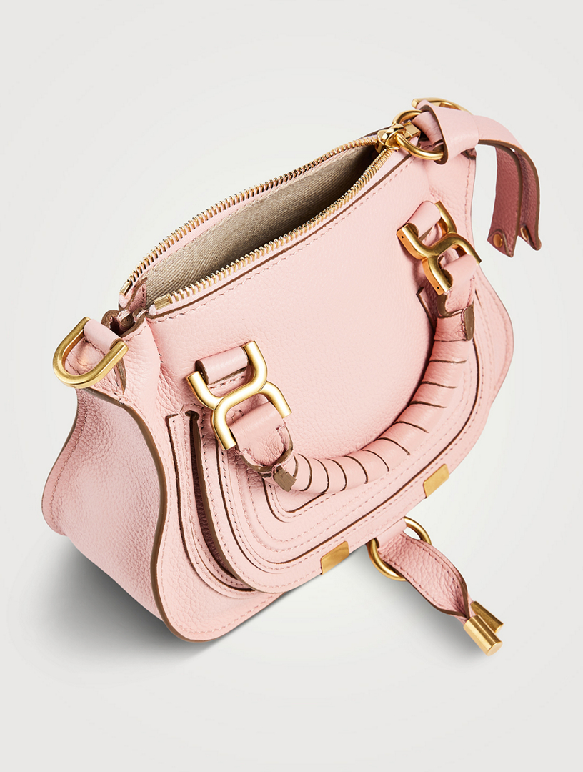 Chloé Marcie Mini Double Carry Leather Shoulder Bag