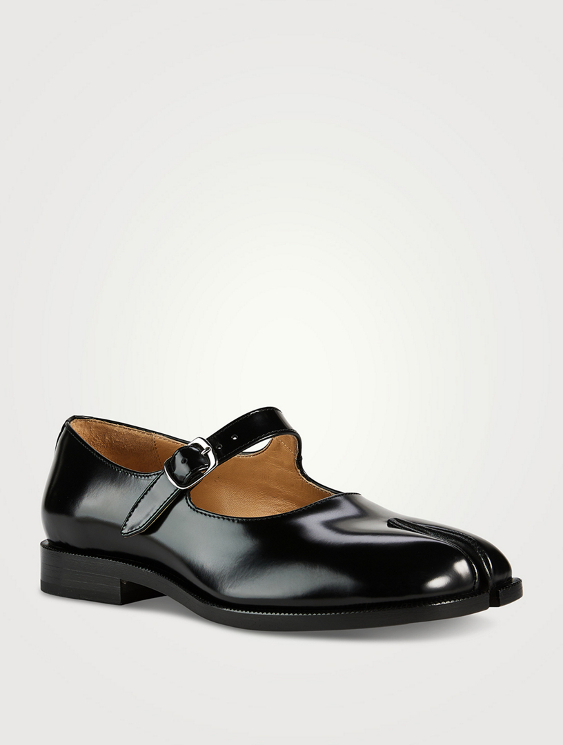 Tabi Leather Mary Jane Flats