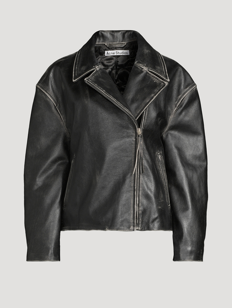 Designer leather jacket clearance sale