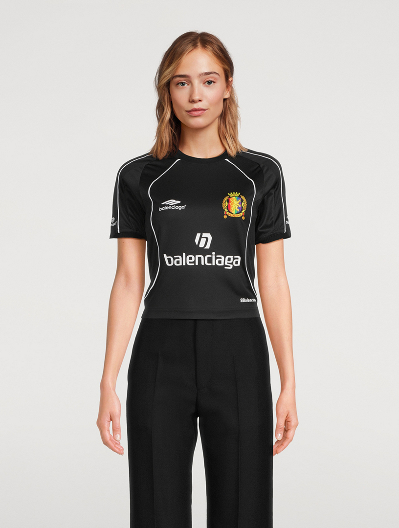 BALENCIAGA Soccer Jersey T-Shirt | Holt Renfrew