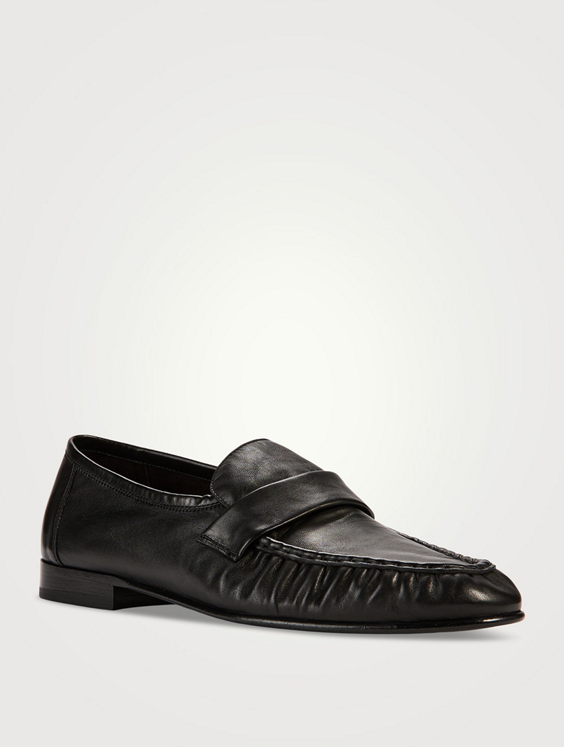 THE ROW Soft Leather Loafers | Holt Renfrew