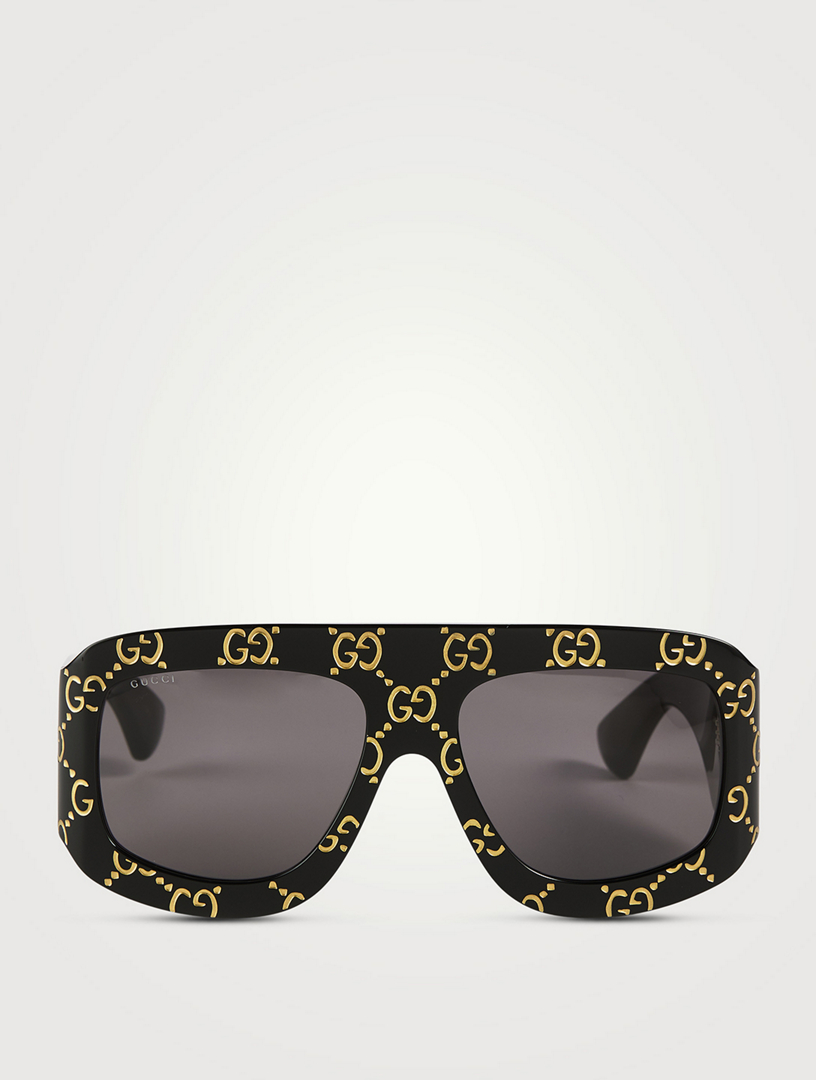 New gucci aviator clearance sunglasses