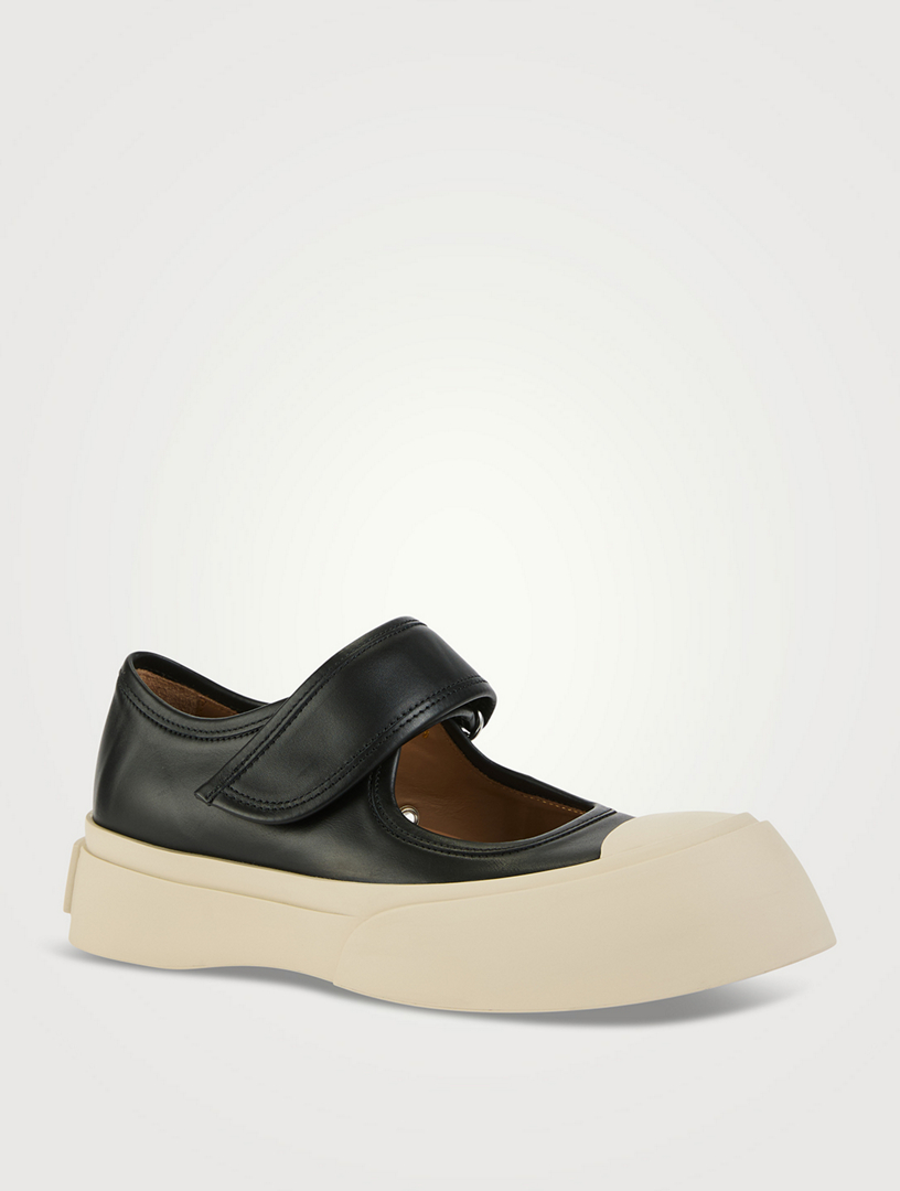 MARNI Pablo Leather Mary Jane Sneakers | Holt Renfrew