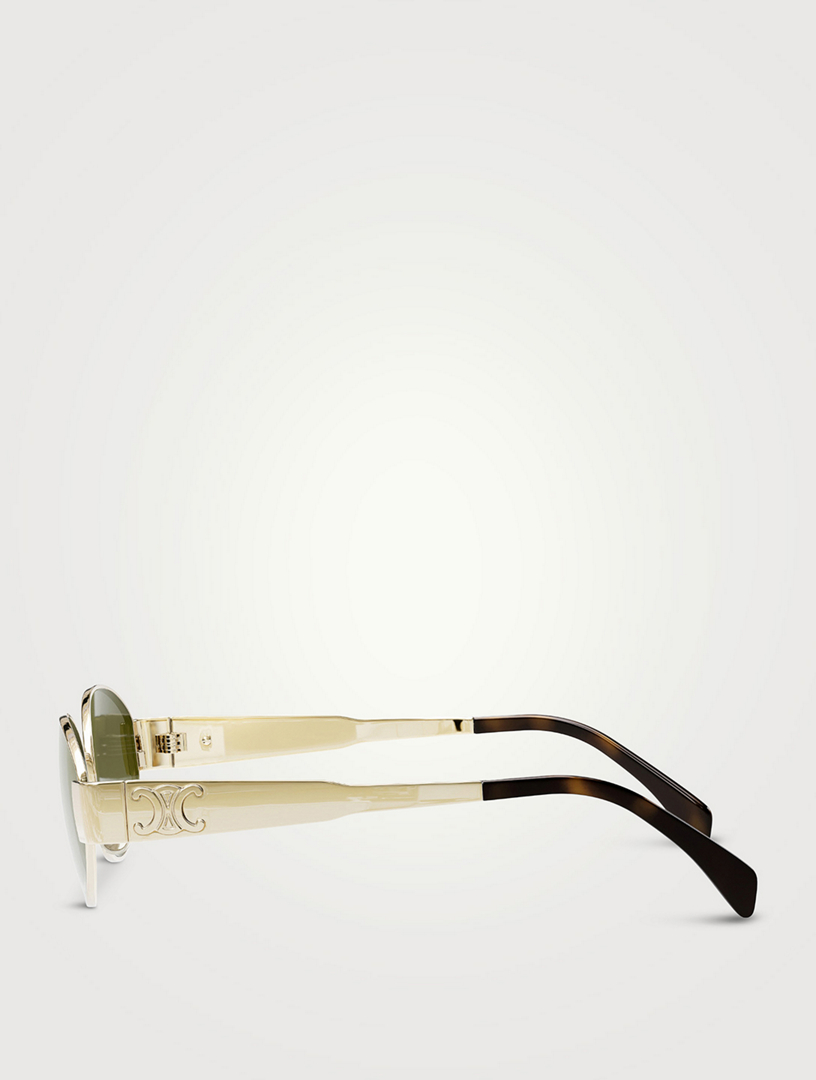 CELINE Triomphe Oval Sunglasses