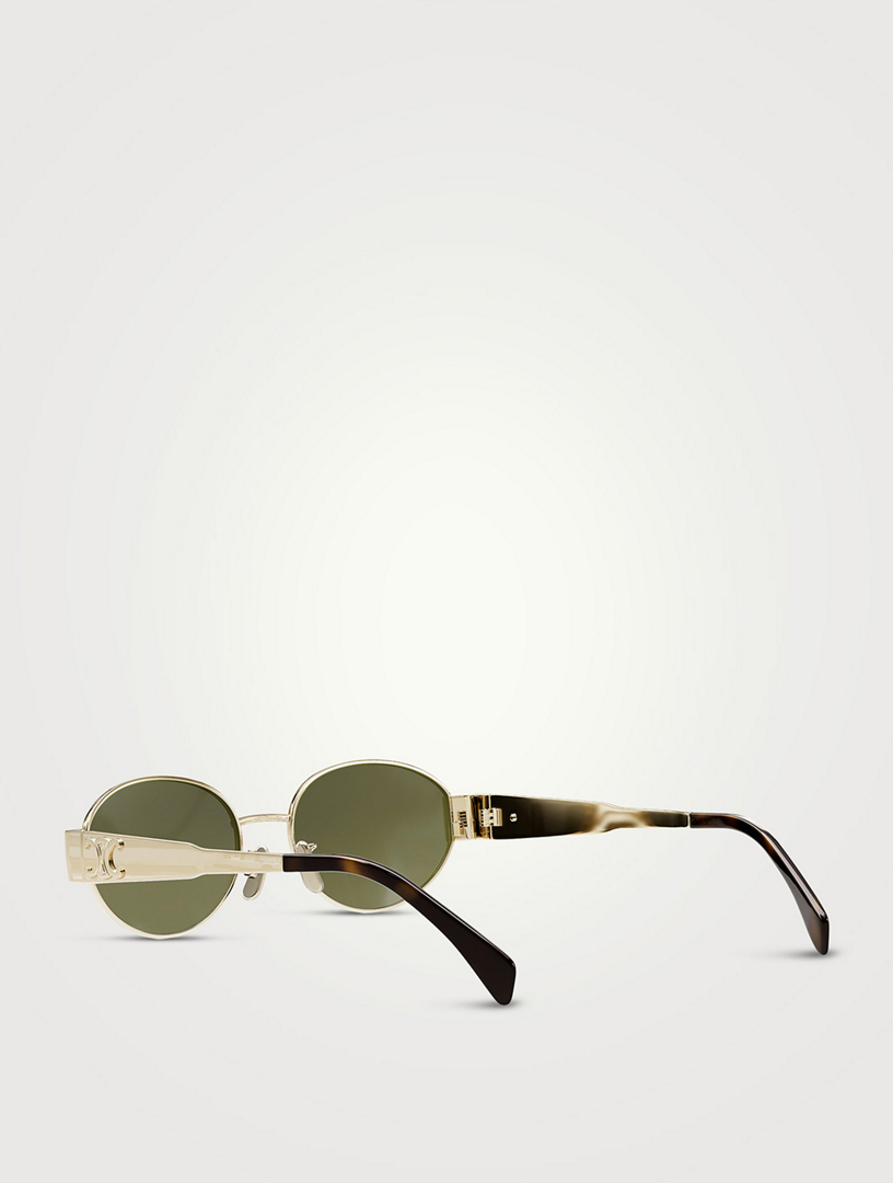 CELINE Triomphe Oval Sunglasses | Holt Renfrew