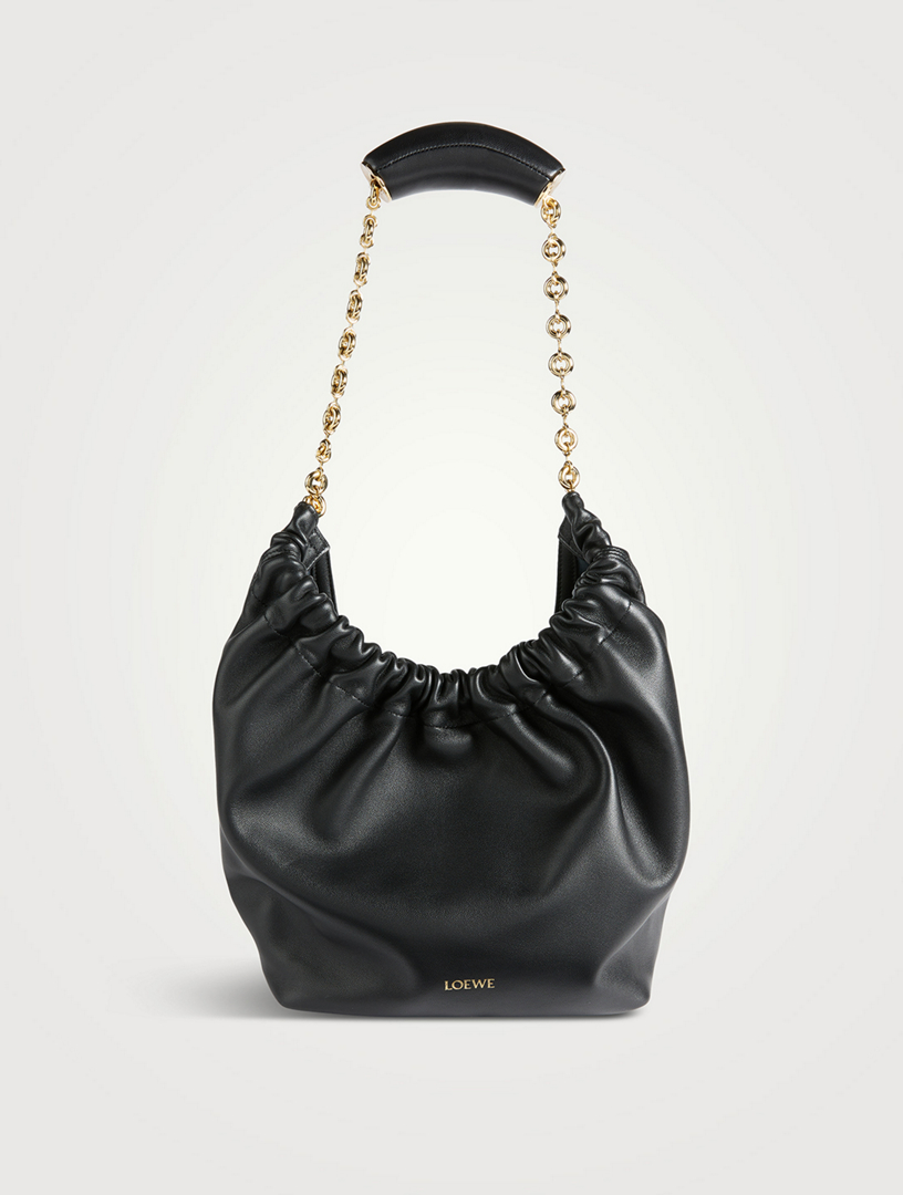 LOEWE Small Squeeze Leather Shoulder Bag | Holt Renfrew